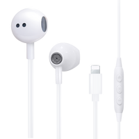Écouteurs filaires semi intra-auriculaires Dairle de haute qualité, son stéréo, faible latence, transducteur 10 mm, moule exclusif, couleur classique, compatibles iOS