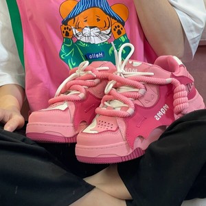 Nouvelles Chaussures de Marche Respirantes en Maille pour Femme, Légères et Rehaussantes, avec Tige en PU, Collection Printemps-Été 2026 - Product Image 3