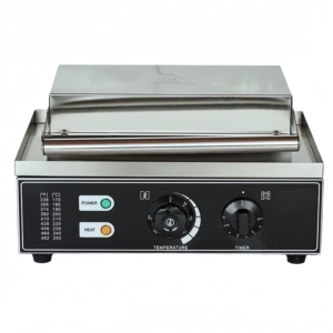 Gaufrier commercial 220V en acier inoxydable, moules en forme d'arbre de Noël et de blé, antiadhésif, chauffage électrique, arrêt automatique, minuterie - Product Image 4
