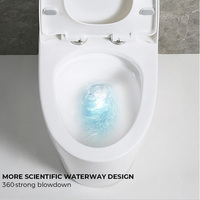 WC en céramique au design moderne, cuvette de toilette Tornado, sanitaires en céramique