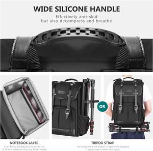 Sac à dos pour appareil photo <span class=keywords><strong>Neewer</strong></span>, sac à dos de photographie imperméable et durable avec housse de pluie pour appareil photo reflex numérique, objectif et accessoires - Product Image 3