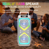 Altavoz de Karaoke de Alta Potencia, Ampliación para Escenarios de Iglesias Grandes, Fiestas Familiares al Aire Libre, TV, Cine en Casa, Altavoz BT para Computadora