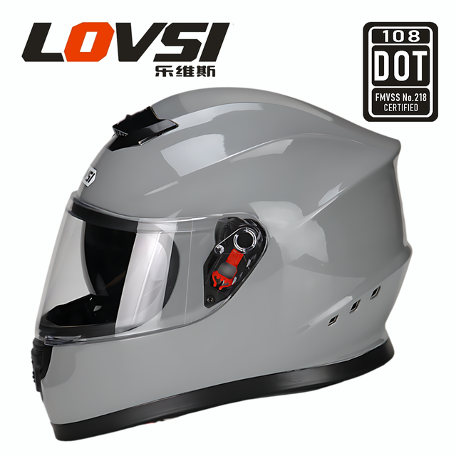 New Stylish Customized Full-face ABS Motorbike Motorcycle Helmet DOT Approved Dual Visor Design All Seasons Use Fashionable Styl