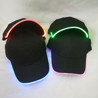 Gorras y sombreros de béisbol con luz Led, venta al por mayor, con luz Led incorporada