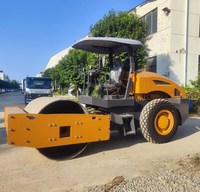 Rouleau compresseur routier à tambour simple ou double de 1 tonne, 1,5 tonne, 2 tonnes, 3 tonnes, auto-propulsé, à marche arrière, vibratoire