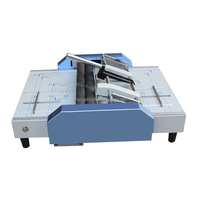Machine plieuse électrique tout-en-un A3 grand format avec agrafeuse à point de selle, alimentation directe usine, 20 kg