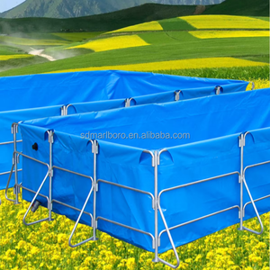 Ferme piscicole de forme <span class=keywords><strong>rectangulaire</strong></span> Tilapia étang élevage de poissons piscine réservoir au-dessus du sol forme carrée bâche <span class=keywords><strong>bassin</strong></span> agricole - Product Image 2