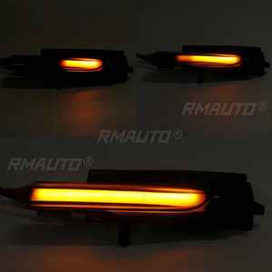 2 Piezas de Luces Intermitentes Dinámicas LED para Espejos Retrovisores Laterales, Lámpara Indicadora de Señal de Giro para Volvo XC60 XC90 S90 V90 2016-2021 - Product Image 3