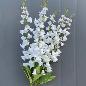 <span class=keywords><strong>Campanule</strong></span> Artificiali in Seta Bianca per Matrimoni, Decorazioni Natalizie e Centrotavola per Capodanno - Product Image 1