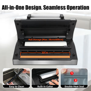 Selladoras <span class=keywords><strong>de</strong></span> Alimentos al Vacío <span class=keywords><strong>de</strong></span> -95kPa, Ideales para la Conservación <span class=keywords><strong>de</strong></span> Alimentos Secos, Húmedos y Húmedos+, Selladora al Vacío Comercial con Mango <span class=keywords><strong>de</strong></span> Cierre Fácil - Product Image 4