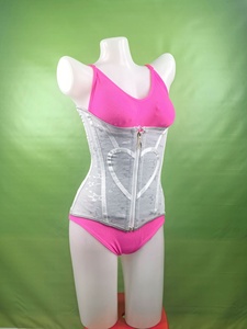 Corset amincissant de haute qualité en acier avec crochets en forme de cœur, ceinture de maintien de la taille et gaine amincissante sous la poitrine - Product Image 4