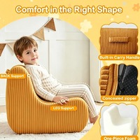Sofá/Sillón Puff Esquinero Cómodo para Niños, sin Estructura, Envasado al Vacío, de Fabricante Chino