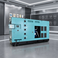 Générateur de secours industriel 200kVA 250kVA 300kVA à châssis ouvert, silencieux, diesel, type Weichai, insonorisé avec ATS