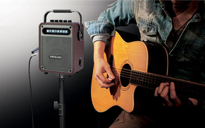 Ihomelife altoparlante <span class=keywords><strong>karaoke</strong></span> con microfoni e ingresso per chitarra BT integrato in batteria 100W altoparlante portatile per esterno/party - Product Image 4