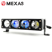 MEXAS L4 MAX 6.8" Barre de feux LED pour calandre, feux de route/croisement pour SUV, UTV, camionnettes tout-terrain