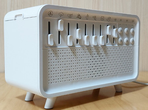 <span class=keywords><strong>3</strong></span> en 1 ruido blanco ayuda para dormir BT altavoz simulación llama aromaterapia humidificador luz nocturna ayuda para dormir máquina de ruido blanco - Product Image 5