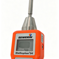 Stethophon 04 Detector Acústico Compacto de Fugas en Interiores, Detector Portátil para Escuchar Fugas de Agua en Tuberías