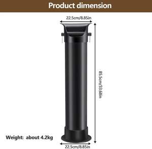 Contenedor de Posos de <span class=keywords><strong>Café</strong></span> Comercial para Espresso, Tipo Pedestal, con Bolsas de Basura y Toallas - Product Image 2