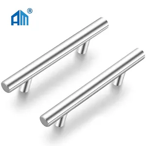 Ağır hizmet tipi çekme ve gömme kapı kolu seti gümüş siyah ahır kapı kolu sürgülü dolap kolları - Product Image 3