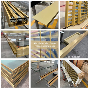 <span class=keywords><strong>Porte</strong></span> <span class=keywords><strong>coulissante</strong></span> de luxe en aluminium pour entrepreneur, constructeur commercial, <span class=keywords><strong>prix</strong></span> usine, <span class=keywords><strong>porte</strong></span> intérieure en verre, <span class=keywords><strong>cloison</strong></span> <span class=keywords><strong>coulissante</strong></span> de bureau - Product Image 3
