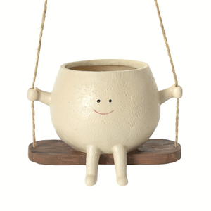 Maceta Colgante <span class=keywords><strong>de</strong></span> Pared con Diseño <span class=keywords><strong>de</strong></span> Cabeza <span class=keywords><strong>de</strong></span> Personaje Animado en Resina, Decoración Creativa para Hogar, Jardín y <span class=keywords><strong>Patio</strong></span>, Macetas Multifuncionales para Exteriores - Product Image 4