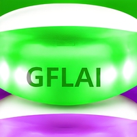 Bracelet LED RGB à changement de couleur, bracelet lumineux personnalisé avec logo, bracelet promotionnel pour événements
