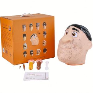 Jouet de décompression anti-stress en silicone, simulation de boutons à presser, grande tête, pour le nez de pommelle, soulage l'anxiété - Product Image 2