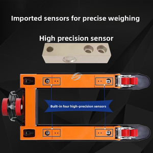 2-Ton And 3-Ton Hydraulic <b>Pallet</b> Jacks With 0.5Kg Precision Scales, Manual Lifting Drive, Weighing Truck Type - Product Image 2