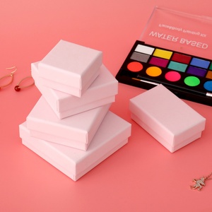 Light Pink Fashion Paper Jewelry Box Elegant Base Lid for Pendant Necklace Light Green Bracelet Ring Sponge for Premium - Product Image 6