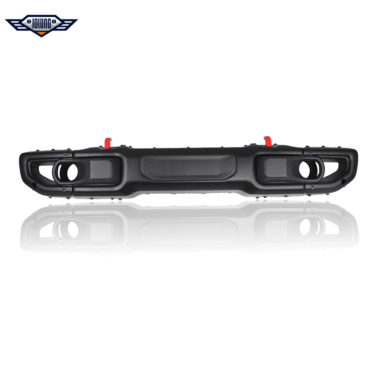 Бампер для 10-летнего Юбилея с радарным отверстием для Jeep-wr angler JL 2018 + 4x4 аксессуар для переднего бампера из стали Rubicon