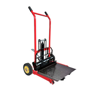 Schwerlast-Handkarren für Produktionsanlagen: Zweirädriger Sackkarren mit 200kg Tragkraft und Hydraulischem Hubsystem - Product Image 1