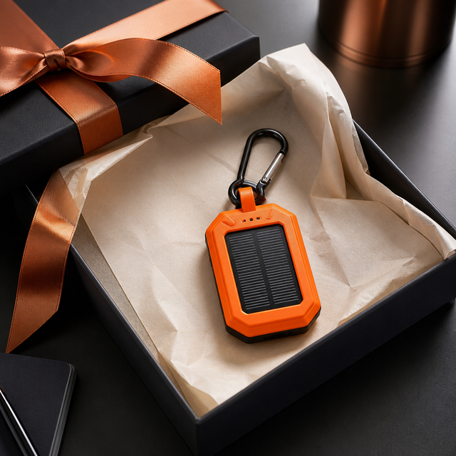 Perovskite Solar-Powered Keychain Gadget Creative Business Gift UV Currency Detector Waterproof LED Flash Light Custom Logo