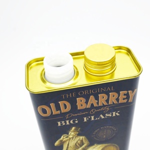 Boîte rectangulaire en fer blanc avec doublure intérieure en PEHD de qualité alimentaire pour vin, spiritueux et whisky - Product Image 4
