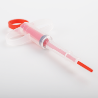 Kit d'alimentation pour animaux de compagnie (chiens et chats) avec seringue à pilules, haute qualité, prix de gros, distributeur de médicaments en PP+Silicone, facile à nettoyer