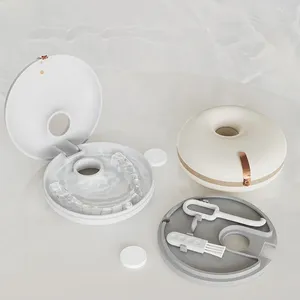 กล่องเก็บฟัน<span class=keywords><strong>ปลอม</strong></span>แบบโดนัทกล่องเก็บฟัน<span class=keywords><strong>ปลอม</strong></span>แบบพกพาถอดออกได้กล่องเก็บอุปกรณ์จัดฟันแบบมองไม่เห็นสำหรับเด็ก - Product Image 3