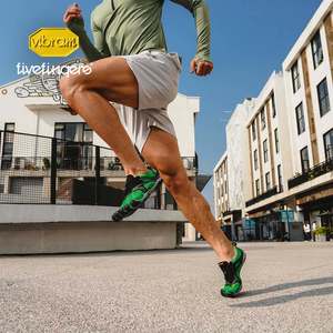 Chaussures de course professionnelles Vibram FiveFingers pour hommes, légères et respirantes, avec semelle extérieure en caoutchouc, idéales pour l'entraînement au marathon et le fitness pieds nus. - Product Image 1