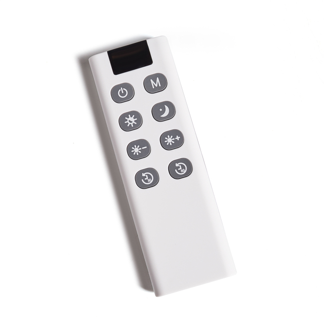 White IR Remote Control for LED Ceiling Lights & Smart Lighting - with Brightness, Timer & Sleep Mode Functions