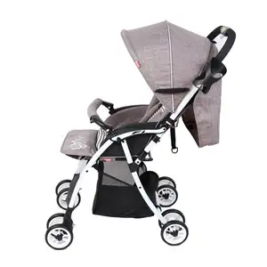 Discount On Stock Folding Portable Baby Stroller 300D Cationic Material Aluminum bebe Folding Portable baby products
