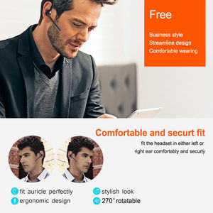 Casque sans fil BT <span class=keywords><strong>V8</strong></span>, écouteur mono, prend en charge 270 °   Conception ergonomique rotative, ajustement confortable et sécurisé, style professionnel - Product Image 2