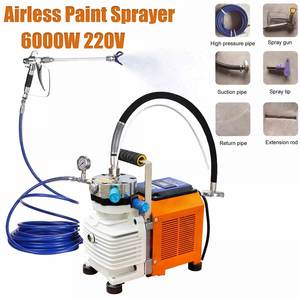 8HP High Pressure Airless <b>Paint</b> Sprayer 10 kW Multifunctional SUS304/316/Aluminum Motor 220V New Condition <b>Spraying</b> Machine for - Product Image 4