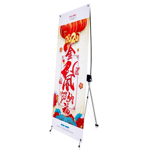 Customized <strong>Adjustable</strong> One Side Aluminum Alloy <strong>Display</strong> Stand for Business Portable Advertising <strong>Display</strong> Racks X Banner Stand - Product Image 3