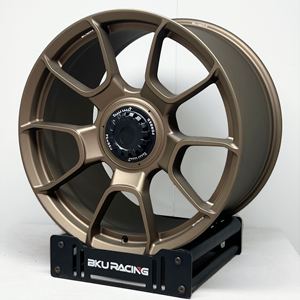 Rines Bku Forjados 5x130 para <span class=keywords><strong>Porsche</strong></span> 911 991 992 Turbo <span class=keywords><strong>Carrera</strong></span> 4s <span class=keywords><strong>GTS</strong></span> GT3 718 GT4 RS de 19, 20 y 21 Pulgadas, Rines de Aleación con Bloqueo Central - Product Image 2