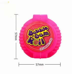 Bonbons à mâcher en forme de boule multicolores à saveur fruitée et sucrée, enroulés, grands et ronds, <span class=keywords><strong>6g</strong></span>, boîte de bonbons - Product Image 4