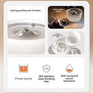 Smart Pet Food Water Feeder Combo Set With 4L HD <b>Camera</b> Pet Feeder and 3L Stainless Cat Water Fountain - Product Image 3