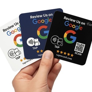 Insegna NFC per Recensioni Google con Adesivo 3M, Scansiona con Tocco o QR per Recensioni Google, Compatibile con iPhone e Android - Product Image 4