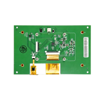 شاشة عرض TFT LCD مقاس 7 بوصات بدقة 800×480 مع شاشة لمس سعوية لـ Raspberry Pi 3 و4، واجهة HMI مدمجة بسطح مضاد للوهج