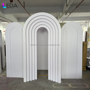 LEDA elegante arco estructura acrílico boda telón de fondo boda decoración perfecta para eventos de boda - Product Image 1