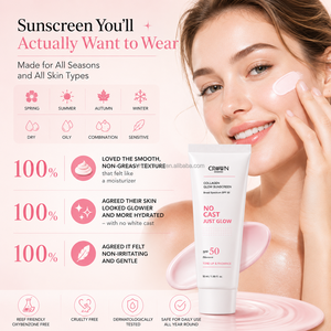 <span class=keywords><strong>Crema</strong></span> Solare <span class=keywords><strong>Viso</strong></span> Quotidiana <span class=keywords><strong>SPF</strong></span> <span class=keywords><strong>50</strong></span> Formula Collagene Luminosità <span class=keywords><strong>Idratante</strong></span> Leggera Protezione Barriera Ultravioletta - Product Image 5