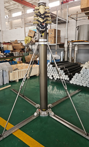 20-40 mét 50-100kg tải trọng mạng lưới quân sự và Viễn Thông sử dụng toa xe và xe tải cài đặt Kính thiên văn ăng-ten chủ mast - Product Image 2