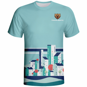 Casual Tshirt Custom Design Sublimation Printing Tee Shirt